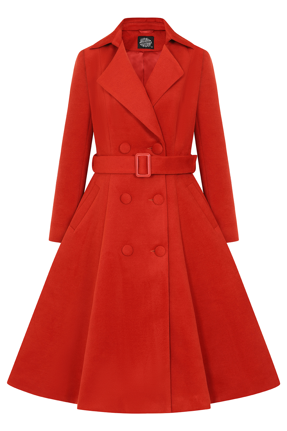 Imogen Swing Coat in Orange